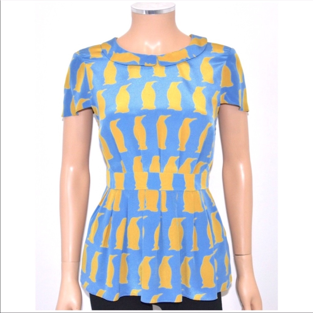 Adorable 💙💛Silk top📍FIRM📍